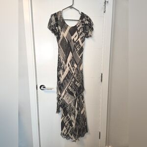 Vintage Print Dress